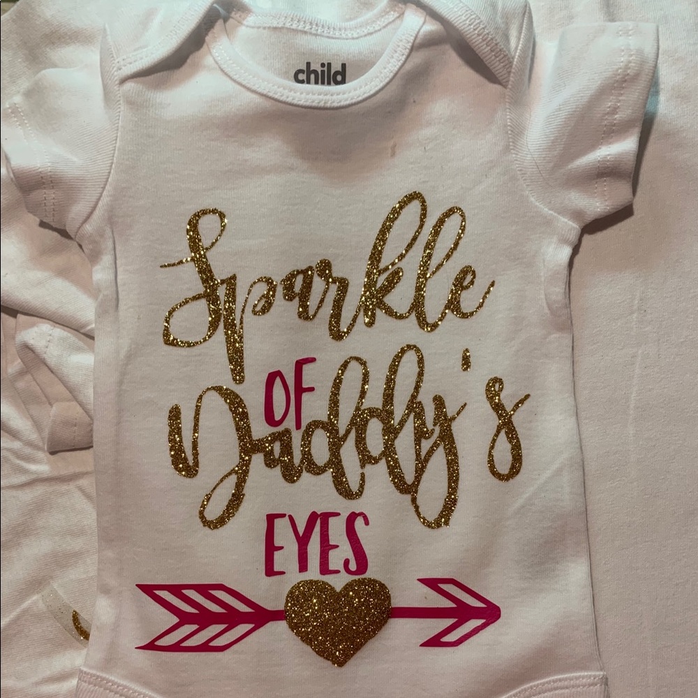 Sparkle of daddy’s eye onesie